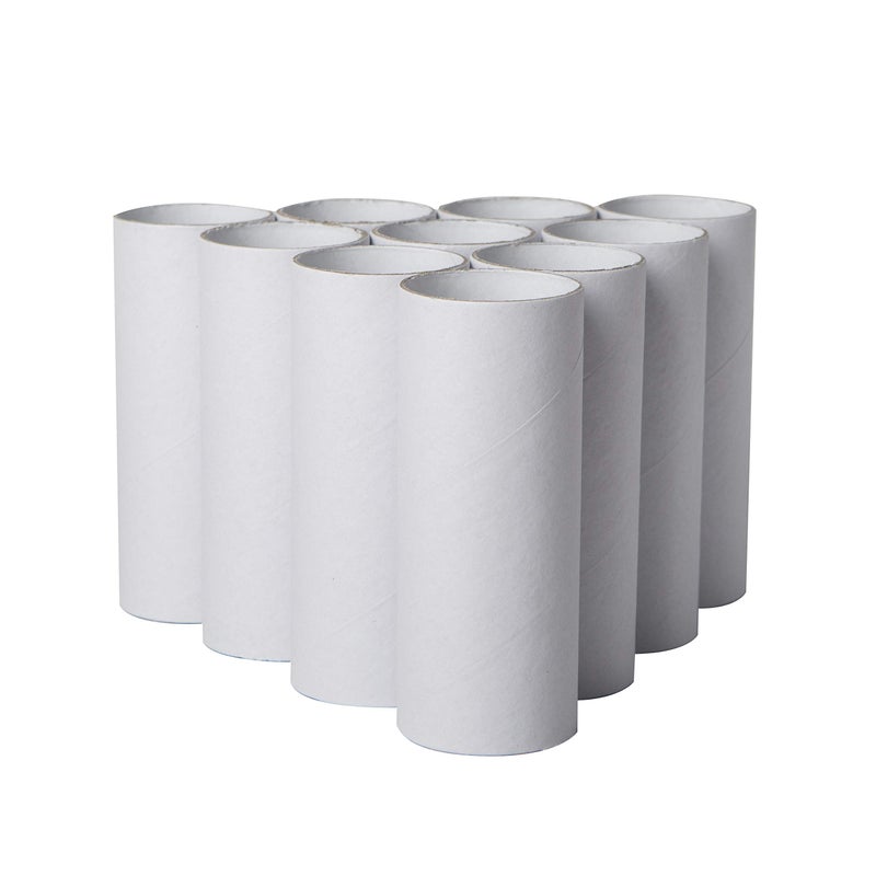 Bargain Paradise 30 Pack Craft Rolls - Thick Cardboard Tubes for Crafts - Round Cardboard Tubes - Craft Tubes - Craft Round Tubes - Paper Tube for Arts & Crafts - 1.57 x 3.9 Inches - White - Image 3